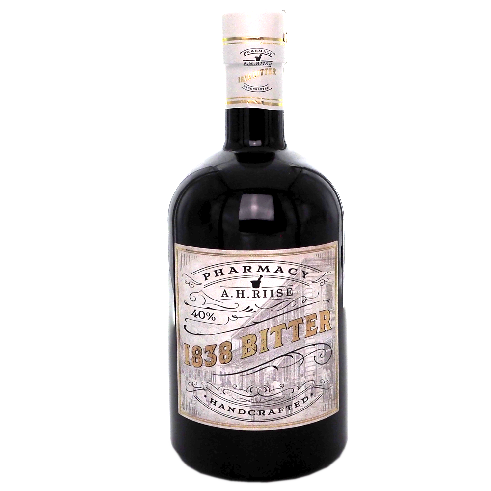 Bitter-A-h-riise-pharmacy-bitter-1838-handcrafted-40%-vinogvelsmag A. H. Riise 1838 Pharmacy Bitter - Billede 1
