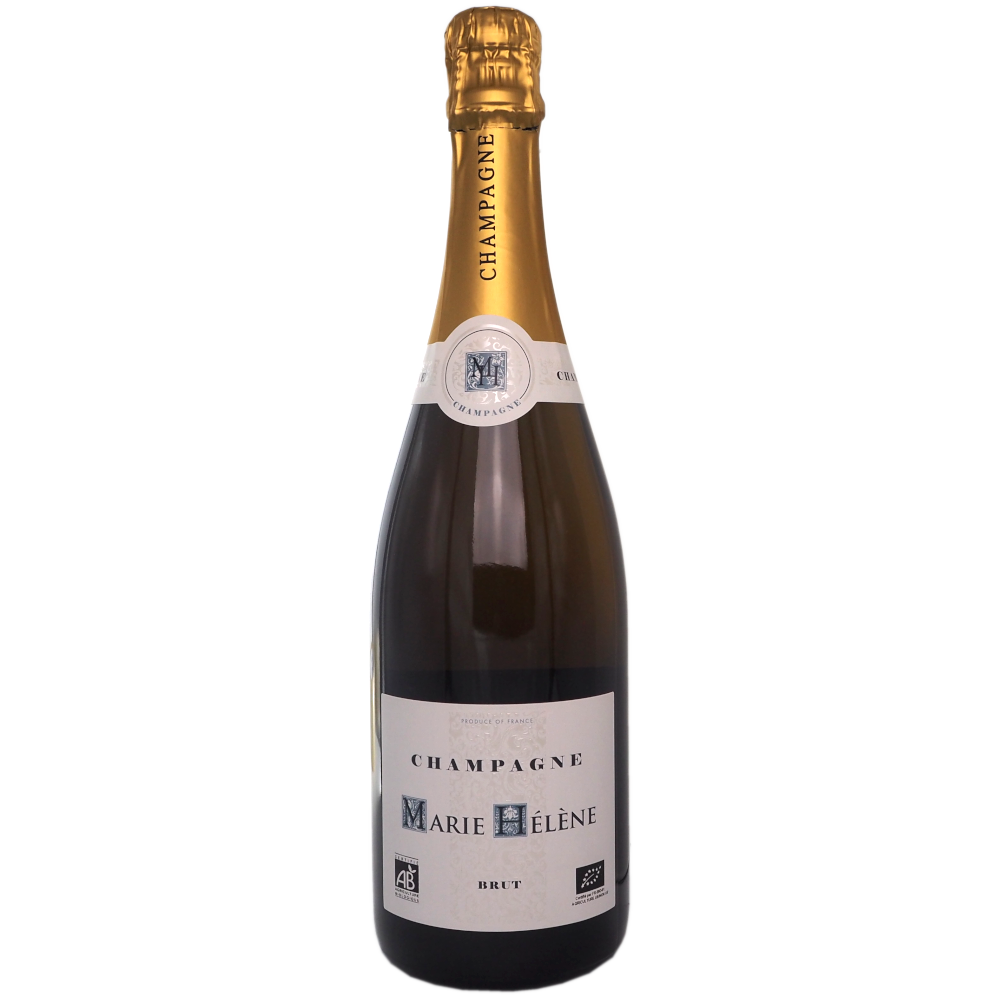 Champagne-biodynamisk-frankrig-chardonnay-pinot-noir-pinot-meunier-marie-helene-brut-bio-12,5%-75cl-vinogvelsmag Champagne Marie Helene Brut Bio - Billede 1
