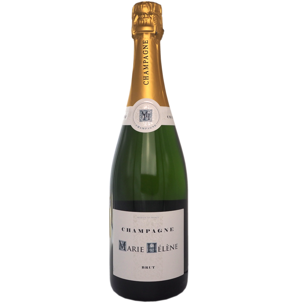 Champagne-frankrig-chardonnay-pinot-noir-pinot-meunier-marie-helene-brut-12,5%-75cl-vinogvelsmag Champagne Marie Helene Brut - Billede 1