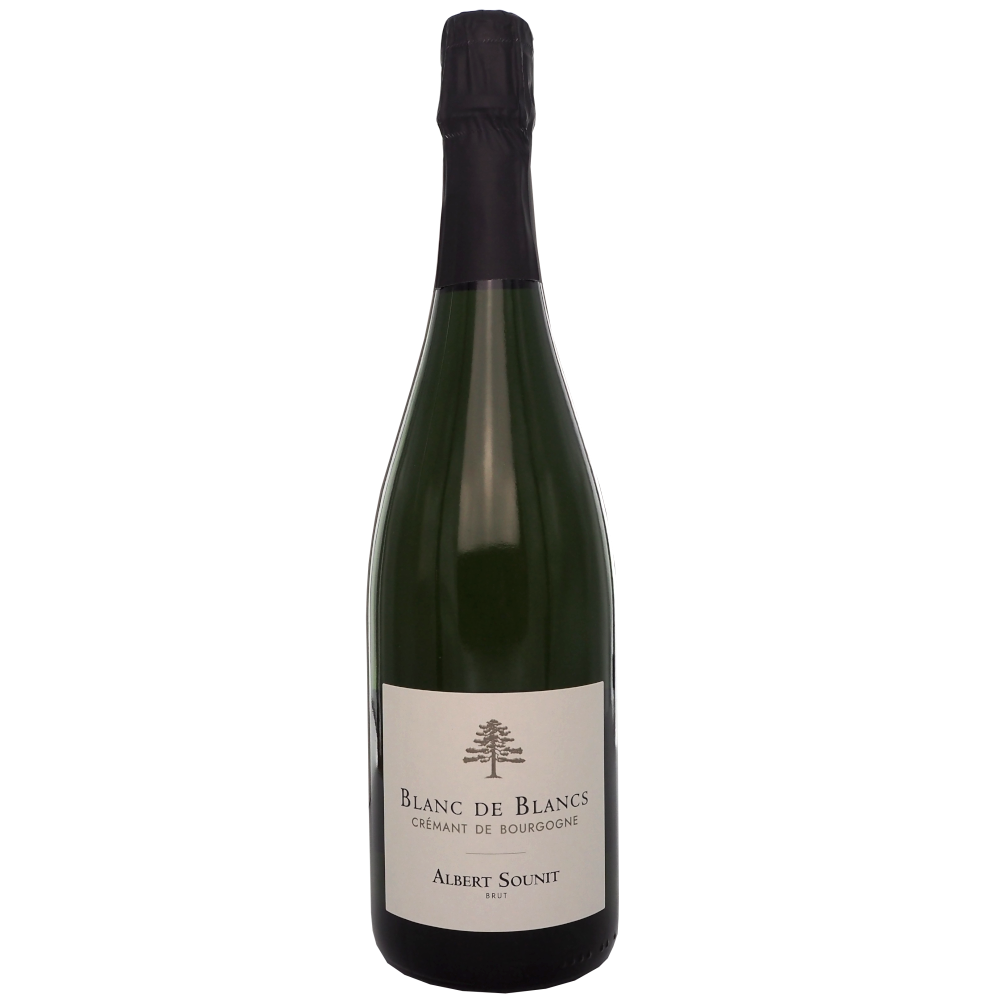 Cremant-de-bourgogne-chardonnay-blanc-de-blanc-brut-2022-albert-sounit-12,5%-75cl-vinogvelsmag Albert Sounit Cremant de Bourgogne Blanc de blanc - Billede 1