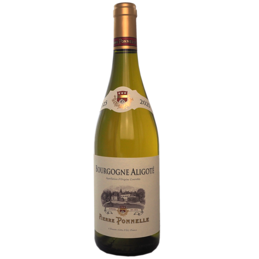 Hvidvin-frankrig-bourgogne-aligote-2025-pierre-ponnelle-75cl-12%-vinogvelsmag Pierre Ponnelle Bourgogne Aligote Blanc 2025 - Billede 1