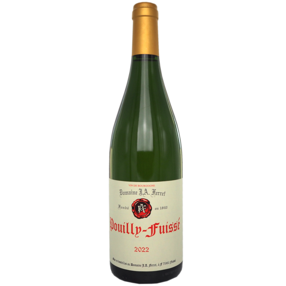 Hvidvin-frankrig-bourgogne-mâconnais-chardonnay-pouilly-fuisse-2022-domaine-J-A-ferret-13%-75cl-vinogvelsmag Domaine J.A. Ferret Pouilly-Fuissé 2022 - Billede 1