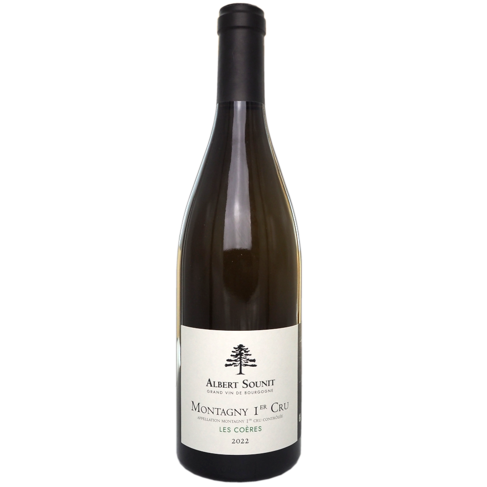 Hvidvin-frankrig-bourgogne-montagny-chardonnay-1er-cru-les-coeres-2022-albert-sounit-75cl-13,5%-vinogvelsmag Albert Sounit Montagny 1. Cru Les Coéres 2022 - Billede 1