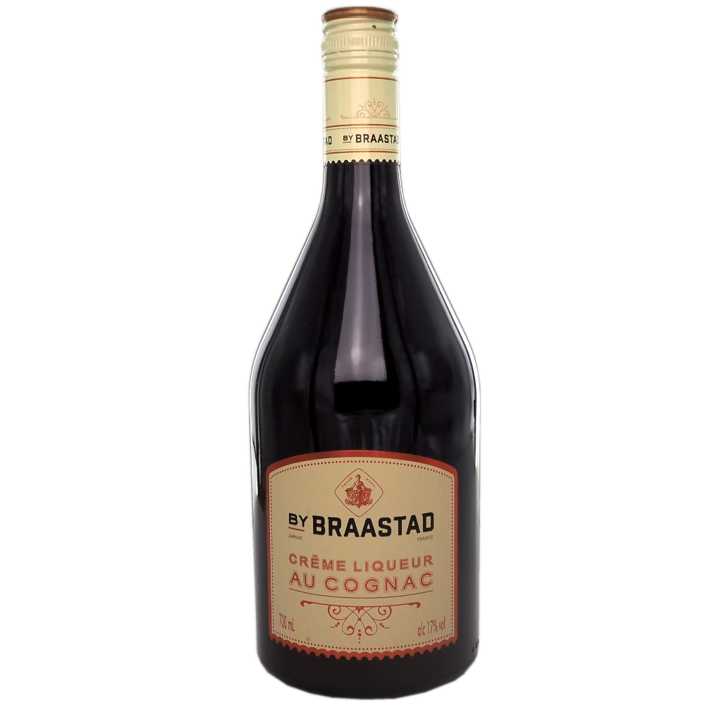 Liqueur-frankrig-cognac-creme-liqueur-au-cognac-by-braastad-70cl-17%-vinogvelsmag Braastad Creme Liqueur. - Billede 1