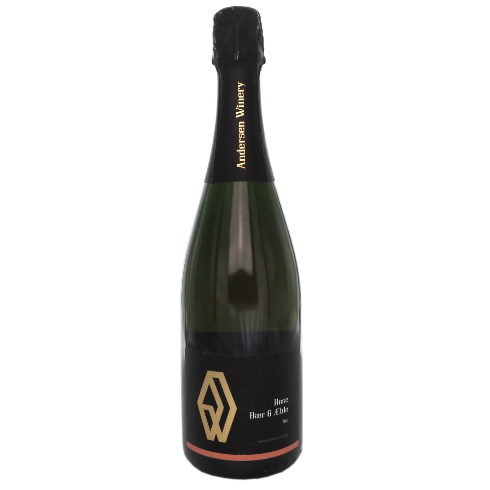 Mousserendevin-danmark-mols-bjerge-rose-bær-og-aeble-sec-75cl-12%-vinogvelsmag.png Andersen Winery Rosé Bær & Æble Sec - Billede 1