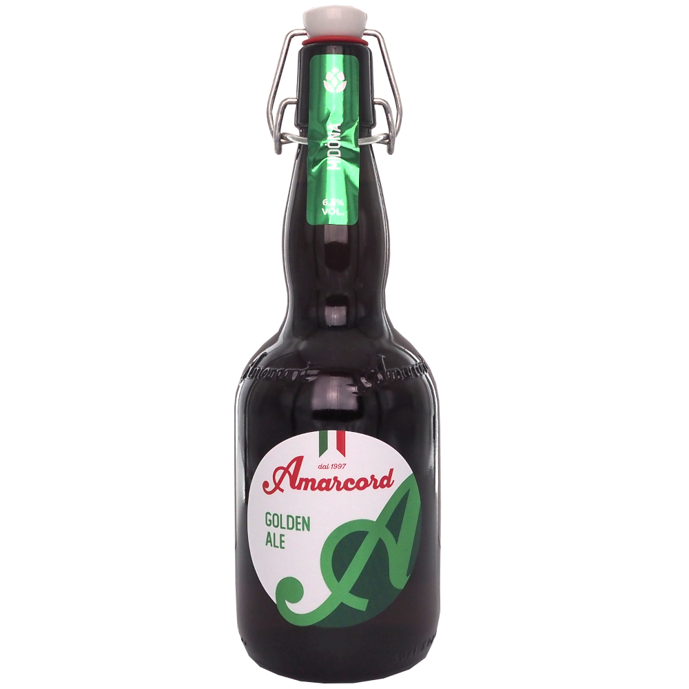 Øl-beer-italien-amarcord-golden-ale-midona-6,5%-50cl-vinogvelsmag Amarcord Midona Bionda 5,2% - Billede 1