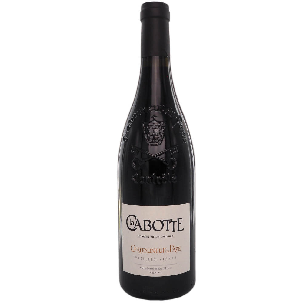 Roedvin-frankrig-rhone-chateauneuf-du-pape-grenache-mourvèdre-syrah-cinsault-clairette-vaccarèse-counoise-la-cabotte-vieilles-vignes-rouge-2024-75cl-vinogvelsmag Domaine la Cabotte Chateauneuf du Pape Cotes du Rhone Rouge Bio 2024 - Billede 1