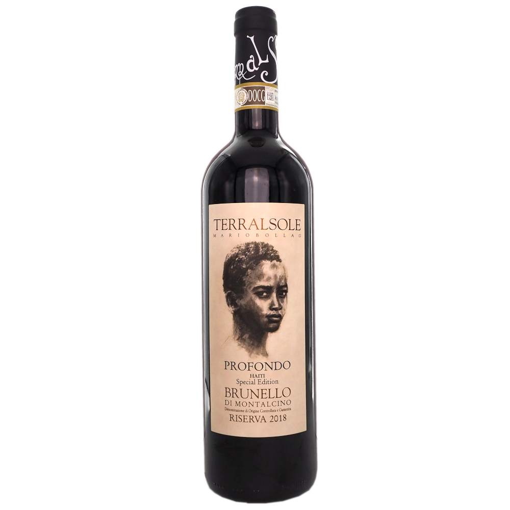 Roedvin-italien-toscana-montalcino-sangiovese-brunello-di-montalcino-riserva-2018-profondo-haiti-special-edition-75cl-vinogvelsmag Terralsole Brunello di Montalcino 2018 Reserva - Billede 1