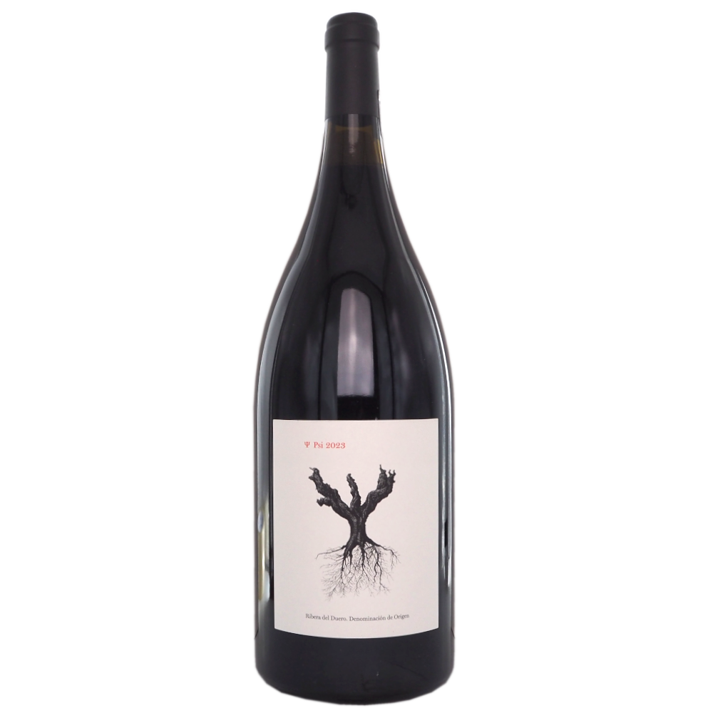 Roedvin-spanien-castilla-y-leon-ribera-del-duero-tempranillo-grenache-psi-2023-dominio-de-pingus-13,5%-150cl-vinogvelsmag PSI 2023 Peter Sisseck Magnum - Billede 1