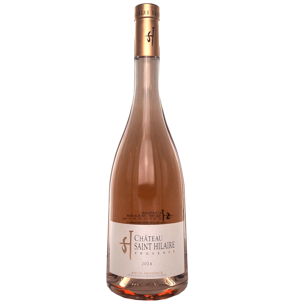 Rosevin-frankrig-provence-aix-Grenache-Syrah-Cinsaut-Cabernet-Sauvignon-chateau-saint-hilaire-2024-rose-13,5%-75cl-vinogvelsmag Saint Hilaire Coteaux d'AIX en Provence 2024 - Billede 1