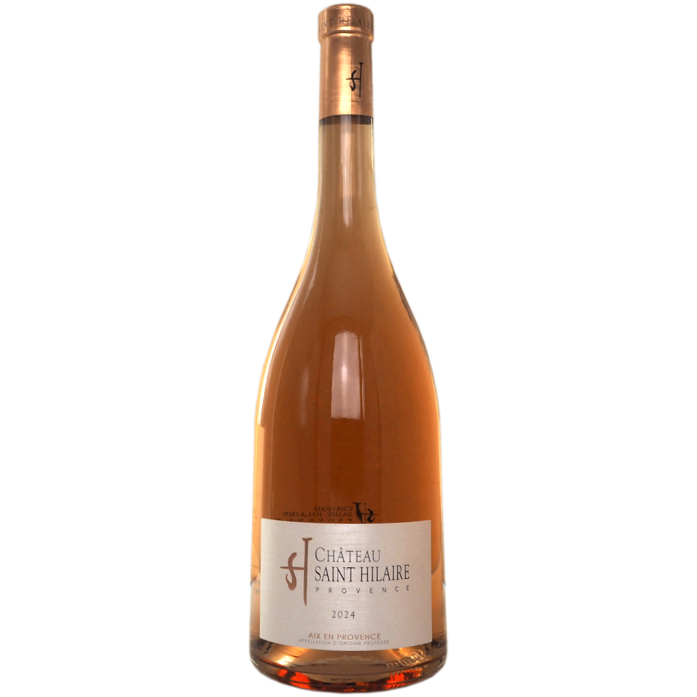 Rosevin-frankrig-provence-aix-en-provence-grenache-syrah-cinsaut-cabernet-sauvignon-chateau-saint-hilaire-2024-13,5-150cl-magnum-vinogvelsmag Saint Hilaire Cot.d'AIX en Provence 2024 Magnum - Billede 1