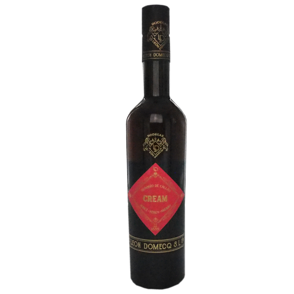 Sherry-spanien-jerez-de-la-fontera-cream-leon-domecq-vinogvelsmag Leon Domecq Cream Senorio De Callao, 18% - Billede 1